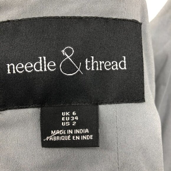 Needle & Thread Blue tinted Grey Coppelia Embellished Ballet Tulle Midi Dress 2 - Picture 5 of 16